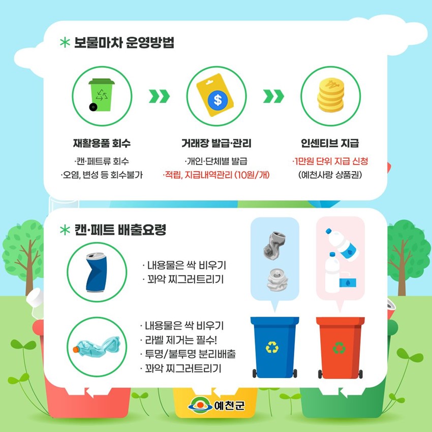 2.클린예천 보물마차 11월 운영 안내